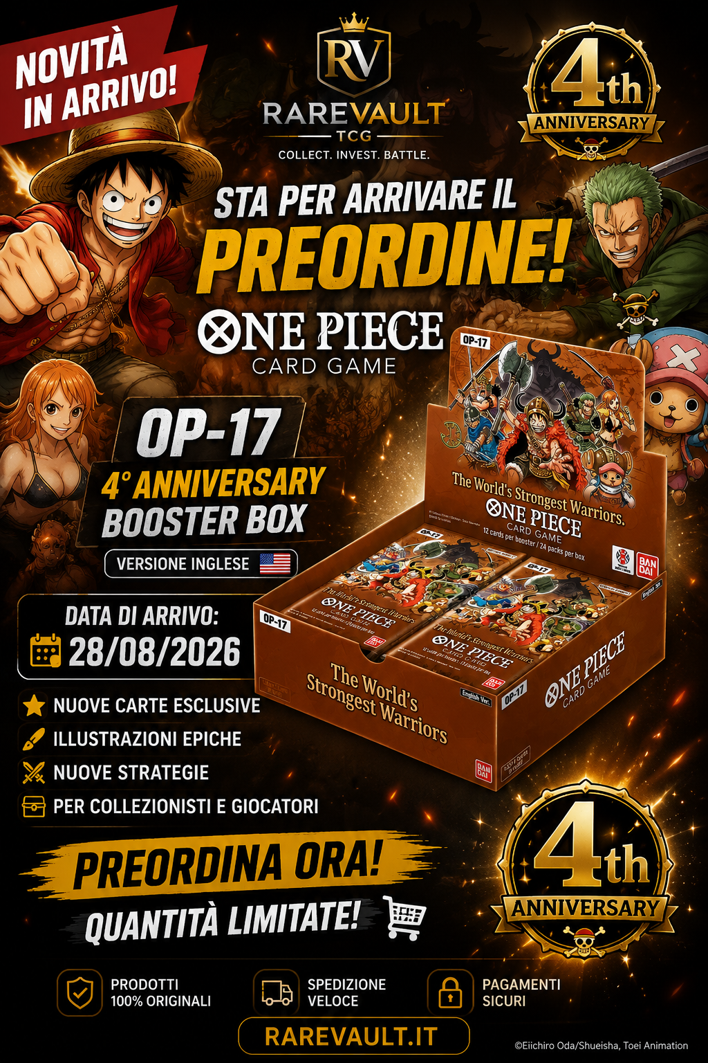 ONE PIECE OP-17 - BOX DI 24 BUSTINE