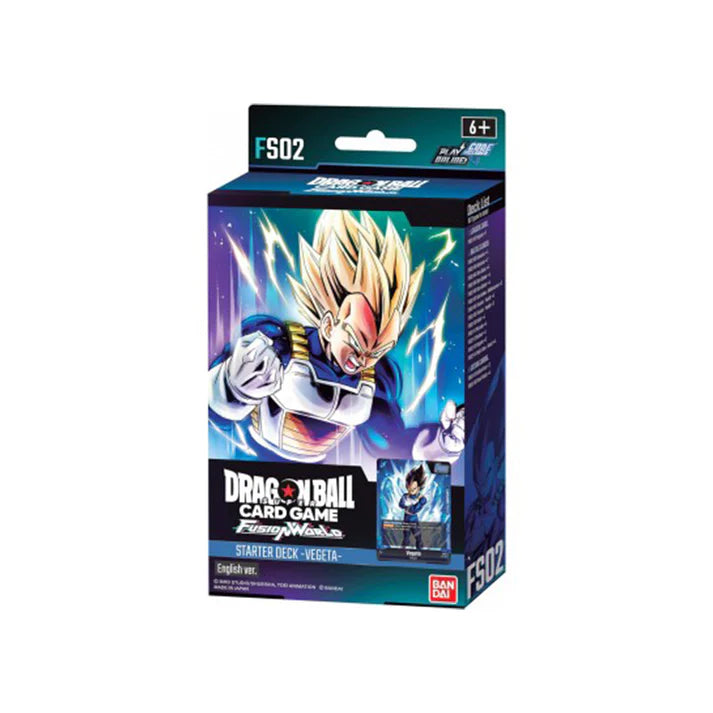 Starter Deck Dragon Ball Super Card Game Fusion World - Vegeta - Edizione Inglese (ENG)