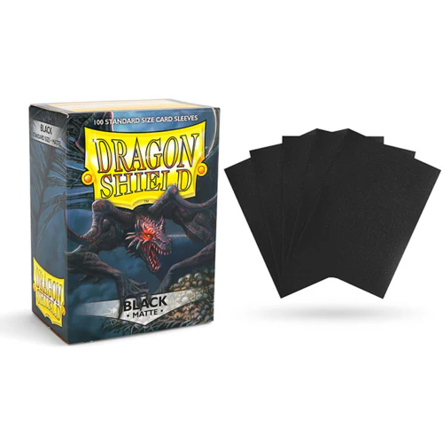 Sleeve Protettive Dragon Shield Matte - Nero (100 pz)